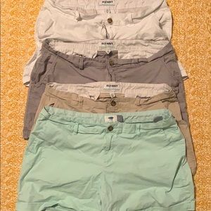 4 pair Old Navy shorts